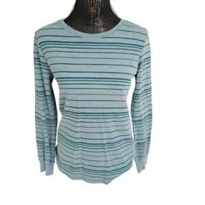 Columbia size small striped thermal long sleeve top